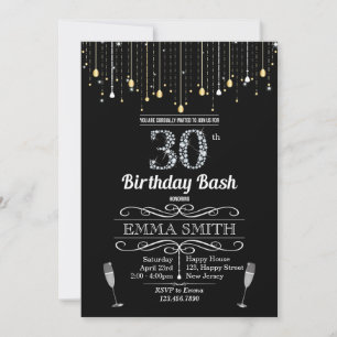 30th Birthday Invitation