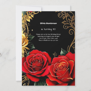 30th Birthday Invitation