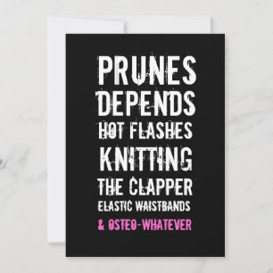 30th Birthday Invitation -Dames & Old Ladies