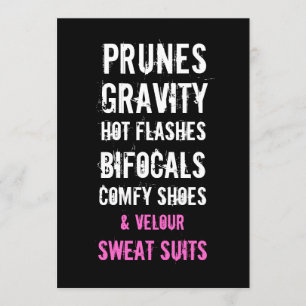 30th Birthday Invitation -Dames & Old Ladies