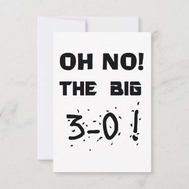 "30th Birthday" Invitations (Front)