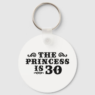 30th Birthday Key Ring