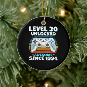 30th Birthday Man Woman 30 Years 1994 Ceramic Ornament