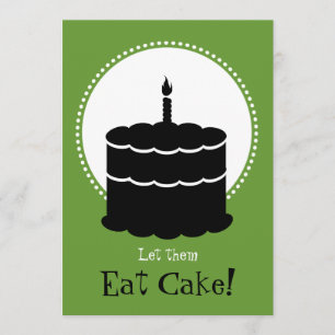 30th Birthday - Margarita vs Cake Invitation