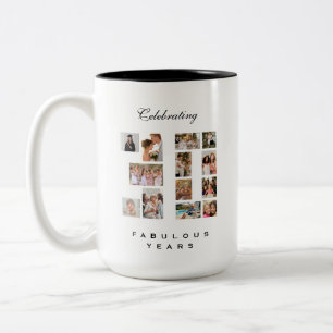 30th Birthday or Anniversary Two-Tone Coffee Mug