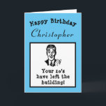 30th Birthday Over The Hill Funny Personalised Card<br><div class="desc">Say happy birthday and have some fun with this vintage retro style birthday card with that "over the hill" vibe. Easily customised using the template provided.</div>