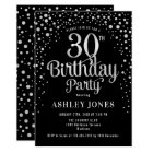 30th Birthday Party - Black & Silver