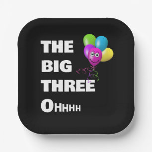 30th Birthday Party Humor  Paper Plate