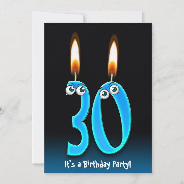 30th Birthday Party Invitation (Front)