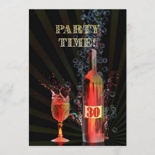 30th birthday party invitation