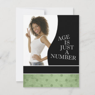 30th Birthday Party Invitations (Green)