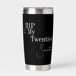 30th Birthday Party RIP 20s Party Insulated Tumbler
