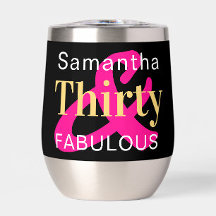 30th Birthday Personalised Thirty and Fabulous