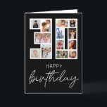 30th Birthday Photo Collage Greeting Card<br><div class="desc">Celebrate the milestone 30th birthday with our personalised photo collage birthday card! This card features a striking "30" design that frames thirteen of your cherished memories in a beautiful layout. Turn thirty years of memories into a meaningful gift they'll treasure. Simply upload your photos and arrange them in the intuitive...</div>
