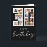 30th Birthday Photo Collage Greeting Card<br><div class="desc">Celebrate the milestone 30th birthday with our personalised photo collage birthday card! This card features a striking "30" design that frames thirteen of your cherished memories in a beautiful layout. Turn thirty years of memories into a meaningful gift they'll treasure. Simply upload your photos and arrange them in the intuitive...</div>