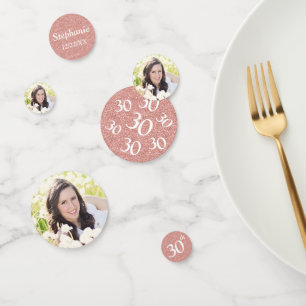 30th Birthday Photo Confetti
