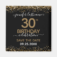 30th Birthday Save the Date Magnet