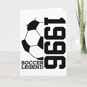 30th Birthday Soccer Legend 1996 Card