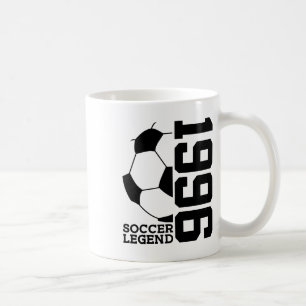 30th Birthday Soccer Legend 1996 Coffee Mug