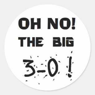 "30th Birthday" Stickers