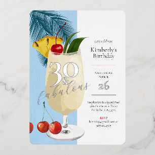 30th Birthday Summer Blue Cocktail Party