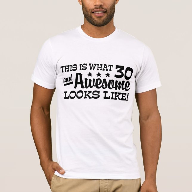 30th Birthday T-Shirt (Front)