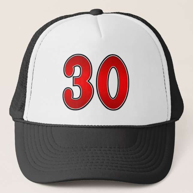 30th Birthday Trucker Hat (Front)