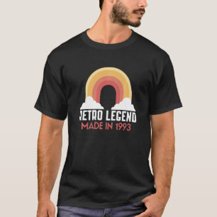 30th Birthday u2013 Retro Legend Made In 1993   T-Shirt