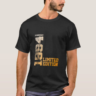 30th Birthday Vintage 1994 February 30 Years Men W T-Shirt