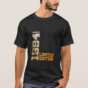 30th Birthday Vintage 1994 January 30 Year Men Wom T-Shirt