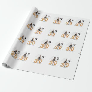 30th birthday wrapping paper