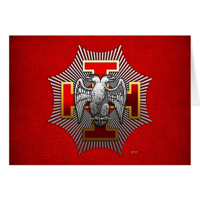 30th Degree: Knight Kadosh (Front Horizontal)