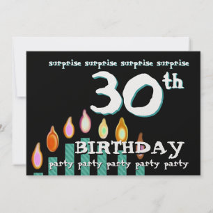30th SURPRISE Birthday Party Invitation Template