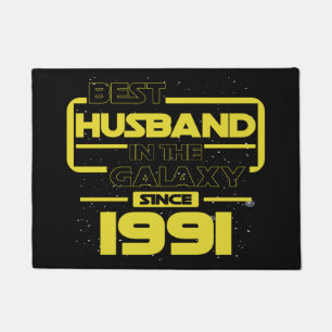 30th Wedding Anniversary Best Husband since 1991 Doormat