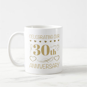 30th Wedding Anniversary Coffee Mug