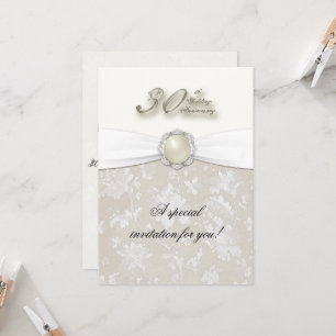 30th Wedding Anniversary Invitation