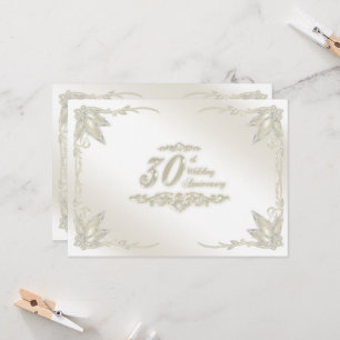 30th Wedding Anniversary Invitation
