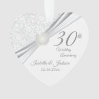 30th Wedding Anniversary Keepsake Design