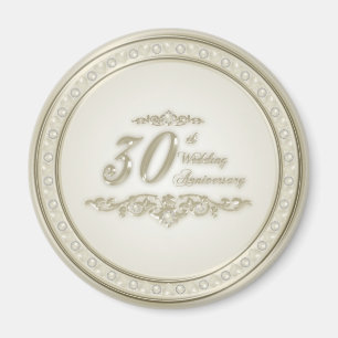 30th Wedding Anniversary Magnet