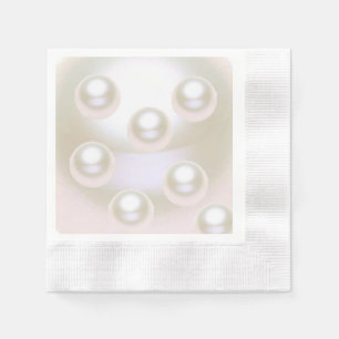 30th Wedding Anniversary Pearl Napkin