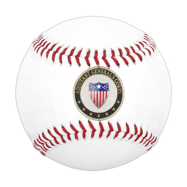 [310] Adjutant General's Corps Branch Insignia [3D Baseball (Front)