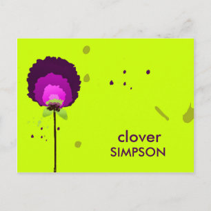 311 Alluring Allium Neon Green Postcard