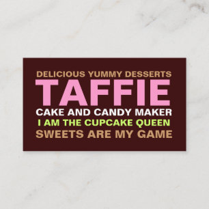 311 Baker Desserts Business Card