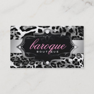 311 Baroque Boutique Leopard Business Card