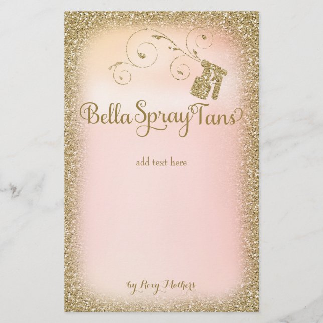 311 Bella Spray Tan Flyer (Front)