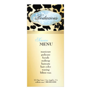 311 Bodacious Boutique Blue Leopard Loyalty Card
