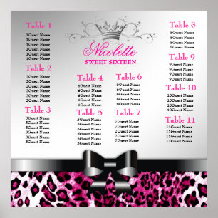 311 Bowlicious Hot Pink Leopard Seating Chart