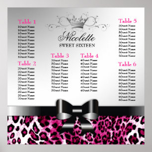 311 Bowlicious Hot Pink Leopard Seating Chart