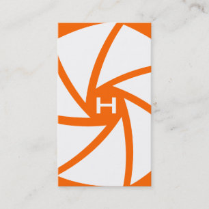 311-CAMERA READY HOTT Orange Business Card