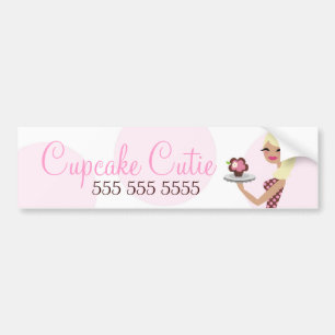 311 Candie Cupcake Cutie Wavy Blonde Bumper Sticker